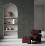 EG10418 geometric wallpaper living room from the Geometric Textures collection by Etten Studios