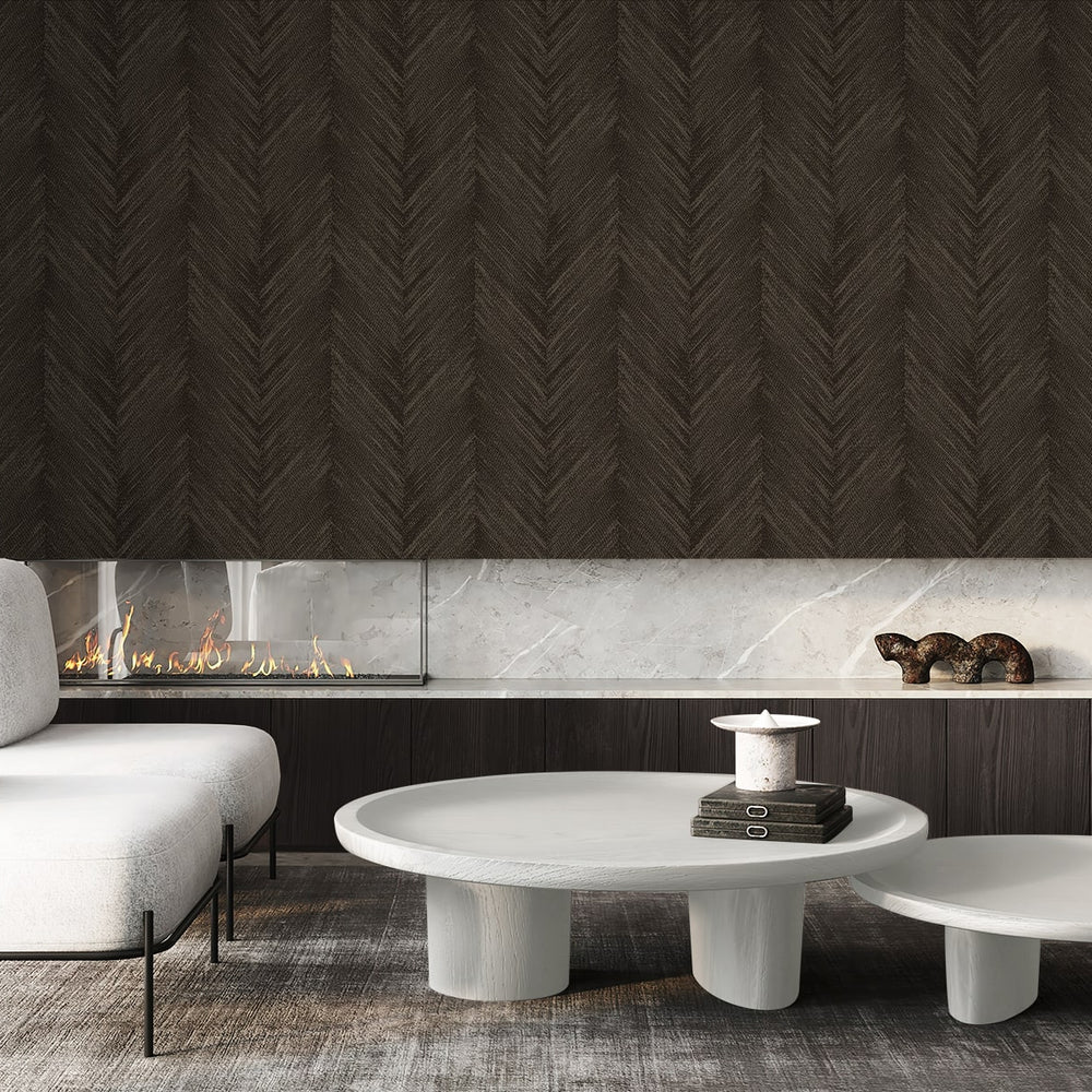 
                  
                    EG10606 chevron striped wallpaper living room from the Geometric Textures collection by Etten Studios
                  
                
