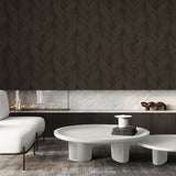 EG10606 chevron striped wallpaper living room from the Geometric Textures collection by Etten Studios