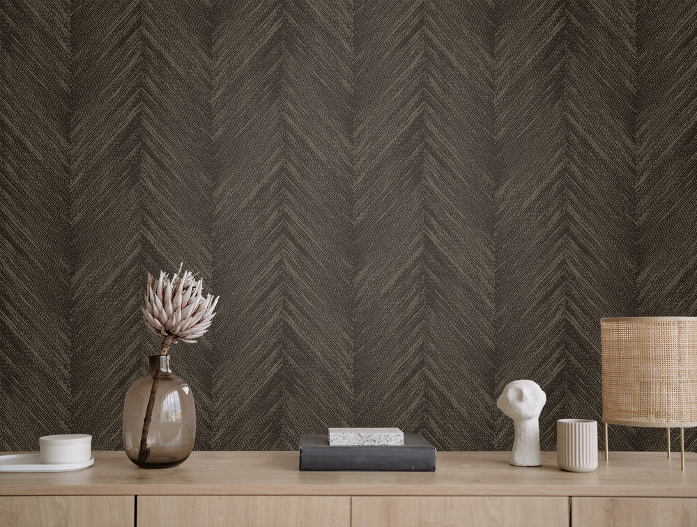 EG10606 chevron striped wallpaper decor from the Geometric Textures collection by Etten Studios