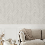 EG10618 chevron striped wallpaper living room from the Geometric Textures collection by Etten Studios