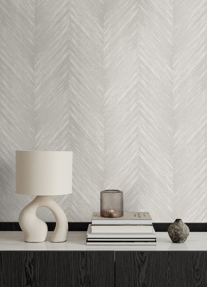 EG10618 chevron striped wallpaper decor from the Geometric Textures collection by Etten Studios