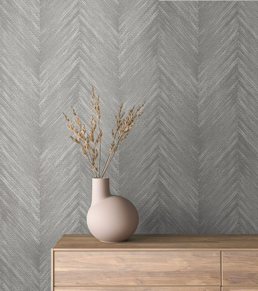 EG10628 chevron striped wallpaper decor from the Geometric Textures collection by Etten Studios