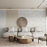 EG10705 abstract wallpaper living room from the Geometric Textures collection by Etten Studios