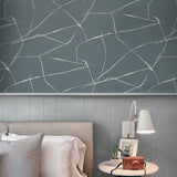 EG10712 abstract wallpaper bedroom from the Geometric Textures collection by Etten Studios