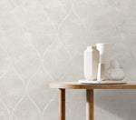 EG10800 ogee wallpaper decor from the Geometric Textures collection by Etten Studios