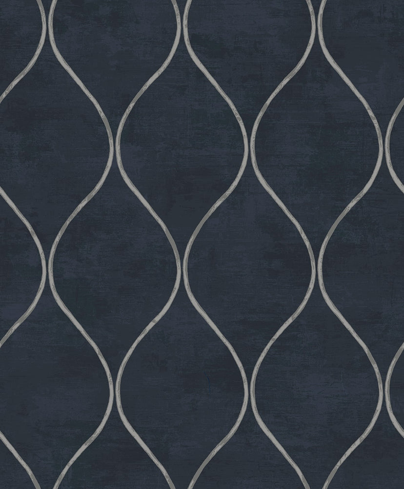 EG10802 ogee wallpaper from the Geometric Textures collection by Etten Studios