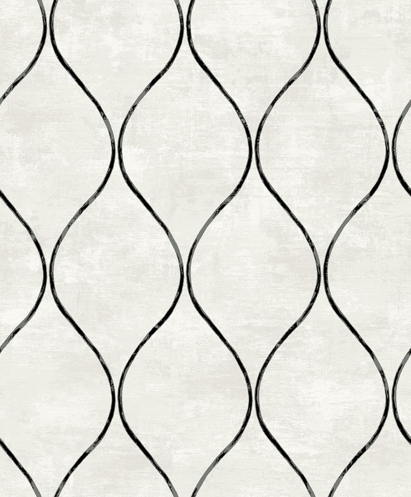 EG10810 ogee wallpaper from the Geometric Textures collection by Etten Studios