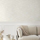 EG11100 ogee geometric wallpaper living room from the Geometric Textures collection by Etten Studios