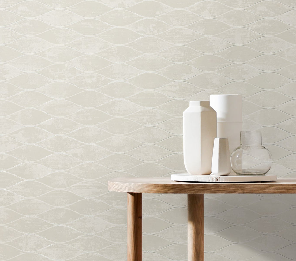 EG11100 ogee geometric wallpaper decor from the Geometric Textures collection by Etten Studios