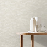 EG11100 ogee geometric wallpaper decor from the Geometric Textures collection by Etten Studios