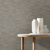 EG11107 ogee geometric wallpaper decor from the Geometric Textures collection by Etten Studios