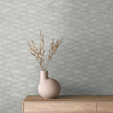 EG11108 ogee geometric wallpaper decor from the Geometric Textures collection by Etten Studios