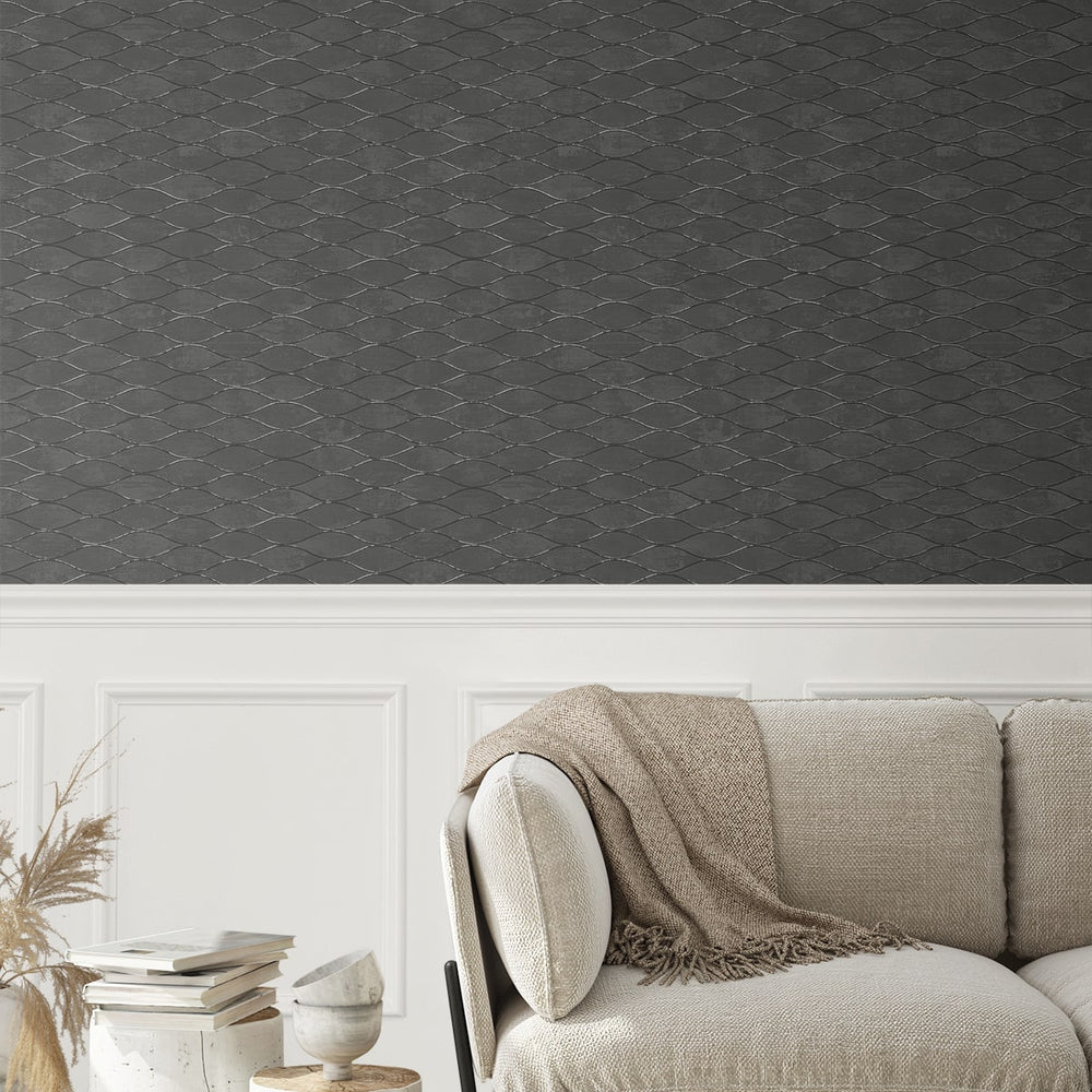 
                  
                    EG11110 ogee geometric wallpaper decor from the Geometric Textures collection by Etten Studios
                  
                