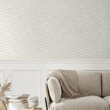 EG11118 ogee geometric wallpaper living room from the Geometric Textures collection by Etten Studios