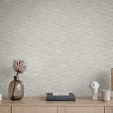 EG11118 ogee geometric wallpaper decor from the Geometric Textures collection by Etten Studios