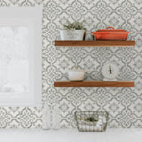 ET10010 encaustic faux tile wallpaper kitchen by Seabrook Designs