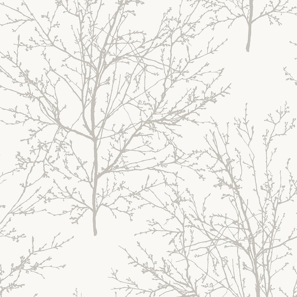 ET10305 winter branches botanical unpasted wallpaper from Seabrook Designs