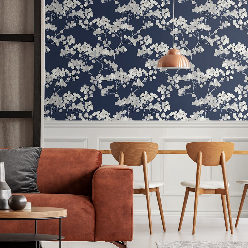 
                  
                    ET10502 bayberry blossom floral wallpaper dining room from Seabrook Designs
                  
                