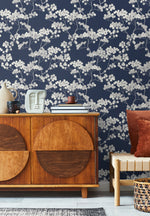 ET10502 bayberry blossom floral wallpaper decor from Seabrook Designs