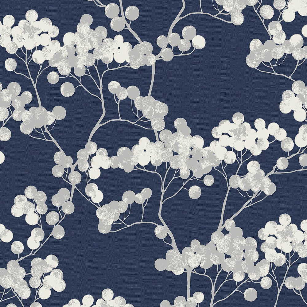 ET10502 bayberry blossom floral wallpaper from Seabrook Designs