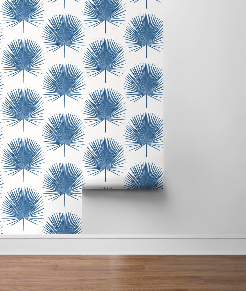 ET10602 palm fronds coastal wallpaper roll from Seabrook Designs