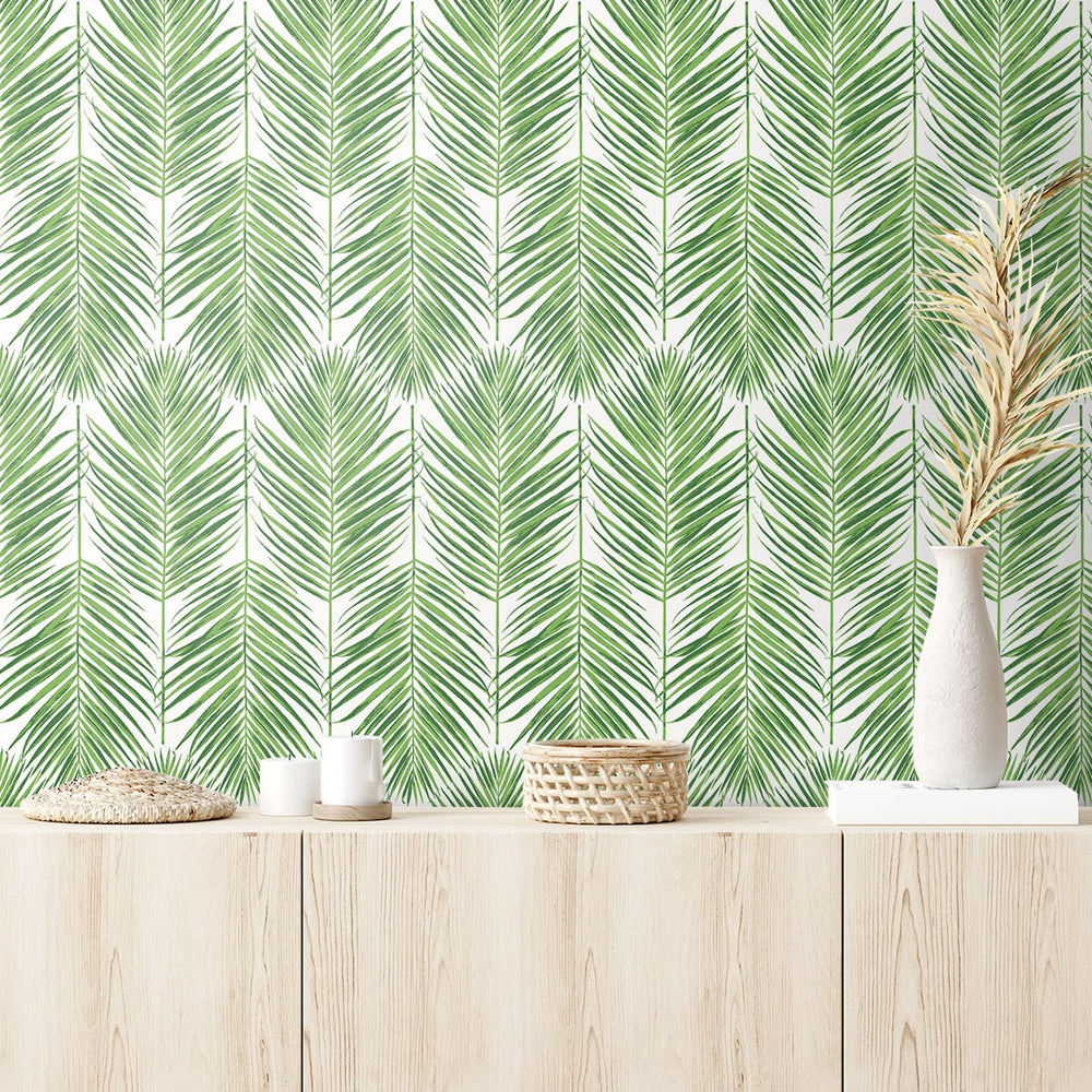 
                  
                    ET10704 palm leaf wallpaper decor from Seabrook Designs
                  
                