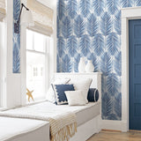 ET10722 marina palm unpasted wallpaper bedroom from Seabrook Designs