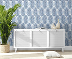 ET10722 marina palm unpasted wallpaper entryway from Seabrook Designs