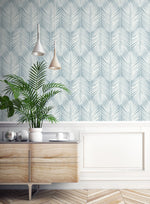 ET10802 athena palm coastal wallpaper decor from Seabrook Designs