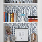 ET11002 diamond weave blue geometric wallpaper decor from Seabrook Designs