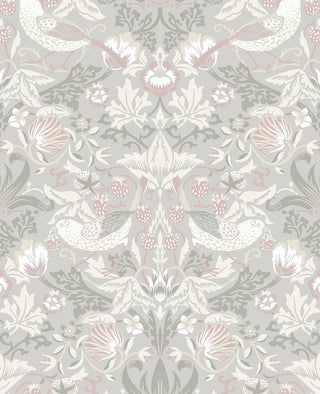 Bird vintage wallpaper ET11208 from the Vintage Garden collection by Seabrook Designs