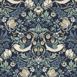 Bird vintage wallpaper ET11212 from the Vintage Garden collection by Seabrook Designs