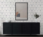 Geometric wallpaper entryway ET11300 from Seabrook Designs