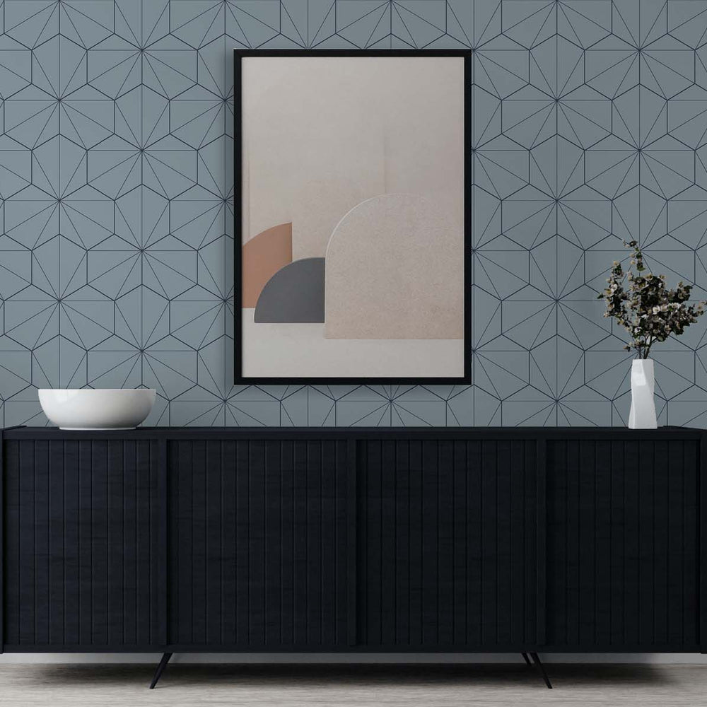 
                  
                    Geometric wallpaper entryway ET11302 from Seabrook Designs
                  
                