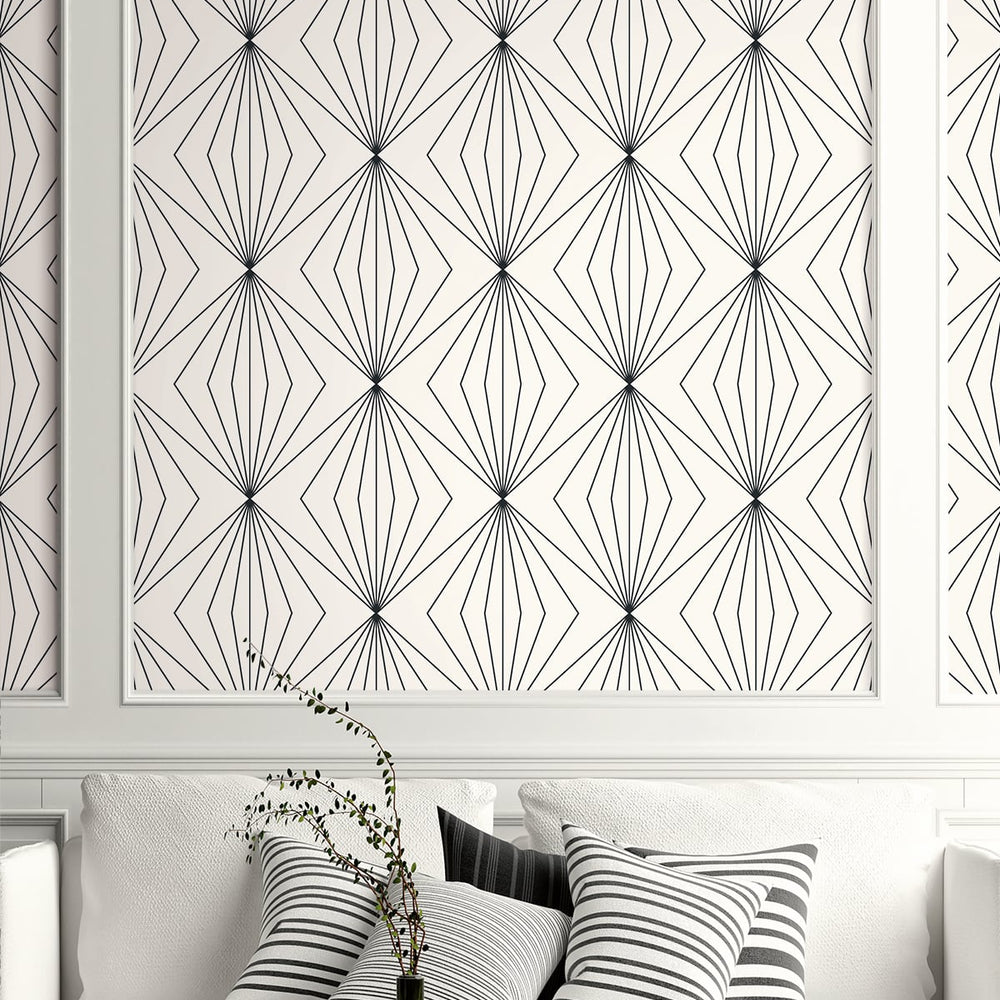 
                  
                    Geometric wallpaper decor ET11500 from Seabrook Designs
                  
                