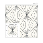 Geometric wallpaper scale ET11500 from Seabrook Designs