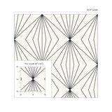 Geometric wallpaper scale ET11500 from Seabrook Designs