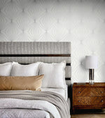 Geometric wallpaper bedroom ET11508 from Seabrook Designs