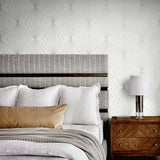 Geometric wallpaper bedroom ET11508 from Seabrook Designs