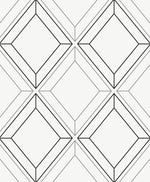 Linework Gem Geometric Unpasted Wallpaper