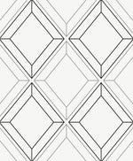 Linework Gem Geometric Unpasted Wallpaper