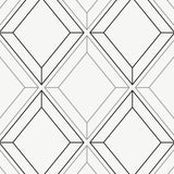 Linework Gem Geometric Unpasted Wallpaper
