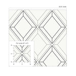 Linework Gem Geometric Unpasted Wallpaper