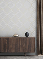 Linework Gem Geometric Unpasted Wallpaper