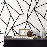 Geometric wallpaper decor ET11700 from Seabrook Designs