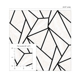 Geometric wallpaper scale ET11700 from Seabrook Designs