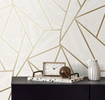 Geometric wallpaper decor ET11706 from Seabrook Designs