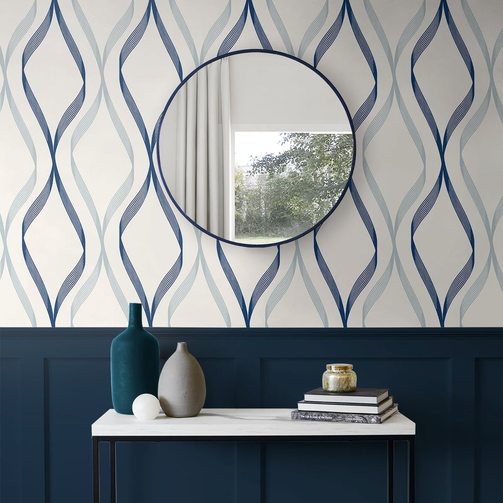
                  
                    Geometric wallpaper entryway ET11802 from Seabrook Designs
                  
                