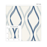 Geometric wallpaper scale ET11802 from Seabrook Designs